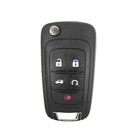 Keyless Factory KeylessFactory: 2010-2019 GM / 5-Button Flip Key Shell FKS-GM-FP5B